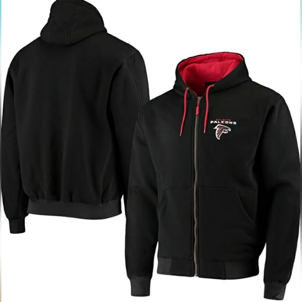 NWT. Dunbrooke NFL Craftsman Full Zip Thermal Hoodie